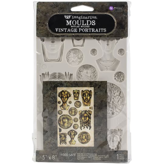 Finnabair&#xAE; D&#xE9;cor Moulds&#xAE; Vintage Portraits Silicone Mold